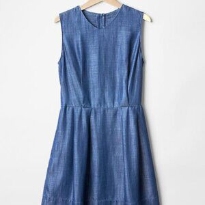 GAP Fit and Flare Dress in TENCEL™ - Size 2